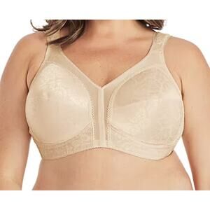 2 PACK Playtex 18 Hour Ultimate Shoulder Comfort  Full Coverage Bra  Sz. 44C